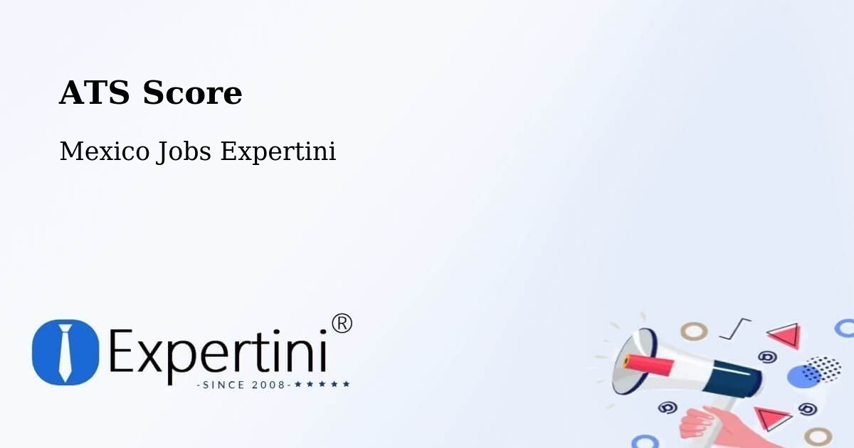 Resume ATS Score & Job Description Match Tool – Chankom - Mexico Jobs Expertini